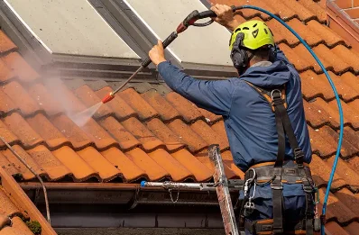Démoussage et hydrofuge de toiture à Coulaures